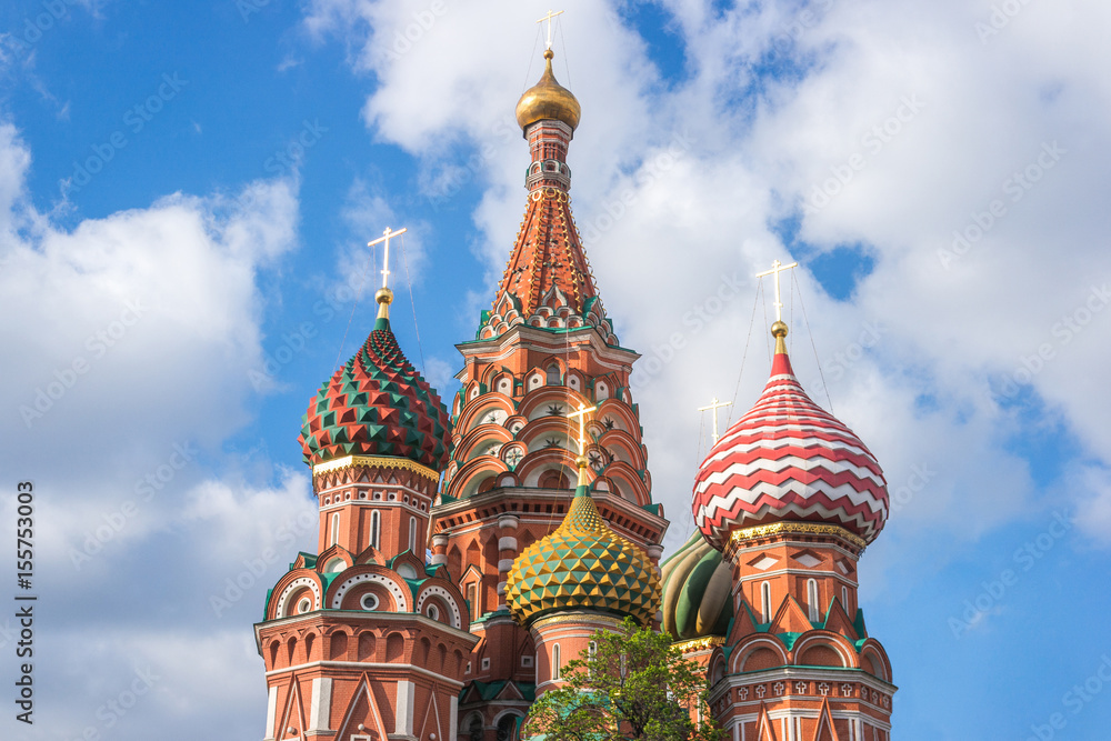 Fototapeta premium St. Basil's Cathedral in Moscow, Russia