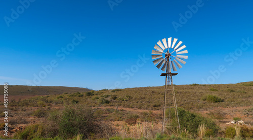Windmill by the Mountains