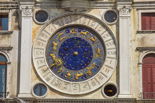 Orologio astronomico a Venezia in piazza San Marco  Veneto  Italia