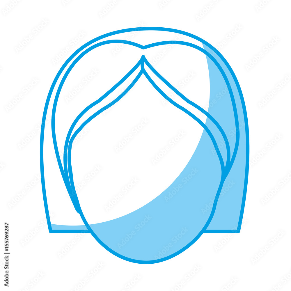 avatar woman icon over white background. vector illustration avatar woman icon over white background. vector illustration