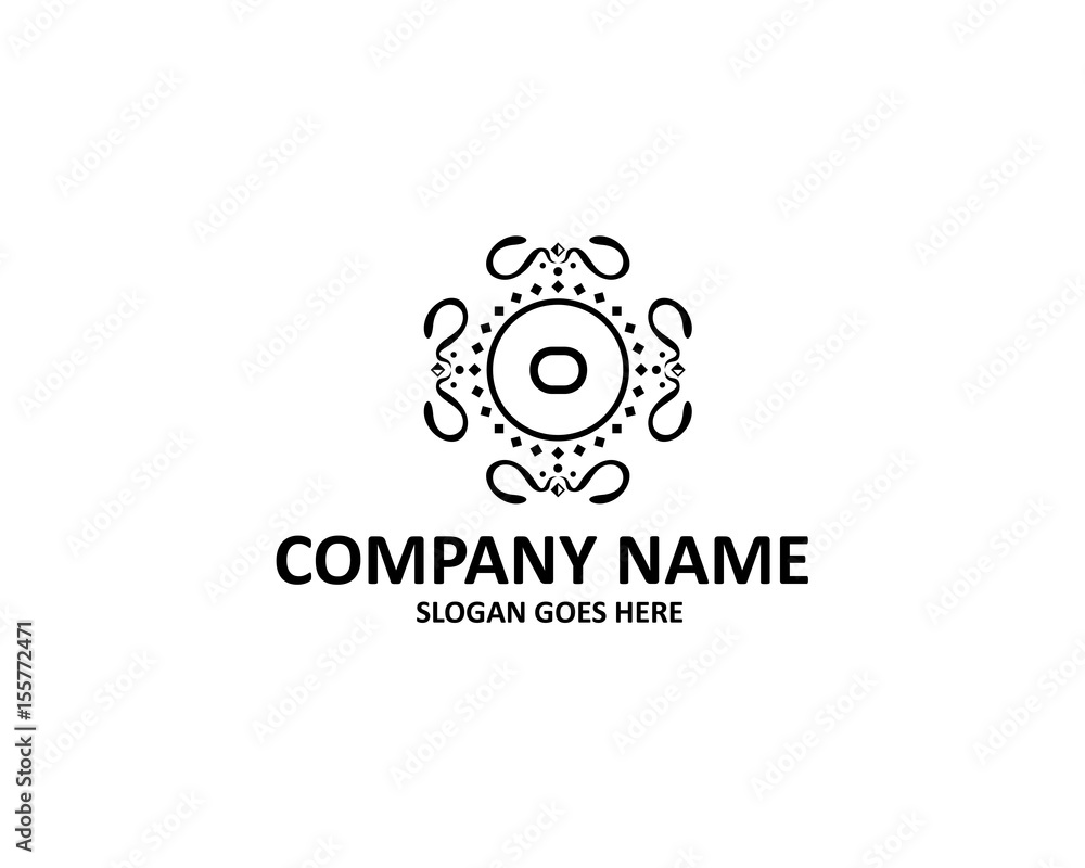 O Letter Monogram Logo O Letter Monogram Logo