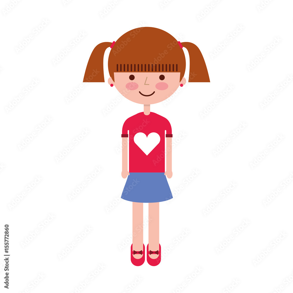 young girl avatar character vector illustration design young girl avatar character vector illustration design