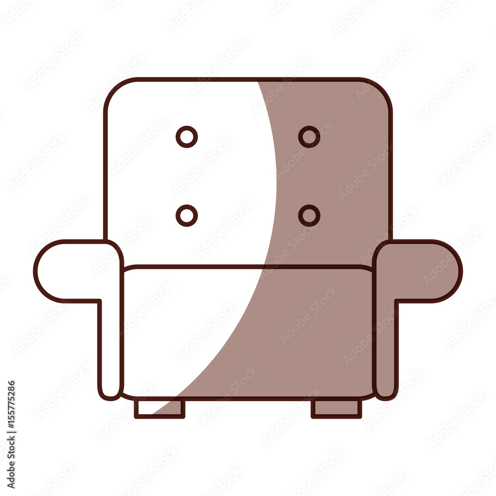 Comfortable sofa isolated icon vector illustration design Comfortable sofa isolated icon vector illustration design