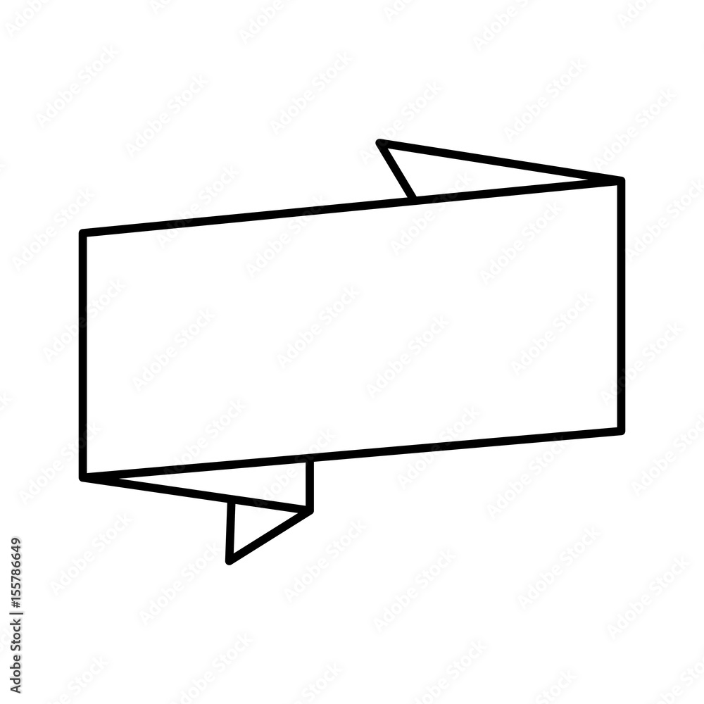 ribbon icon over white background. vector illustration ribbon icon over white background. vector illustration