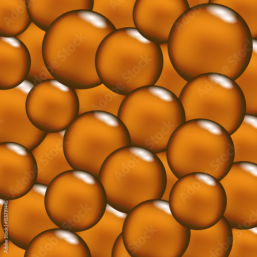 Orange balls abstract vector background eps10