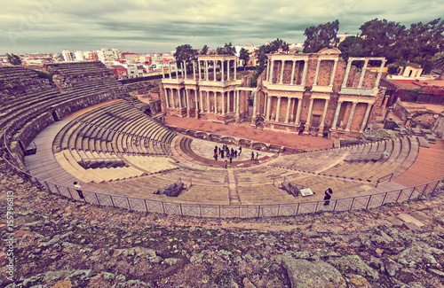 Antique Roman Theatre. Merida