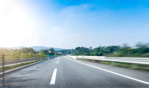 Road and sky