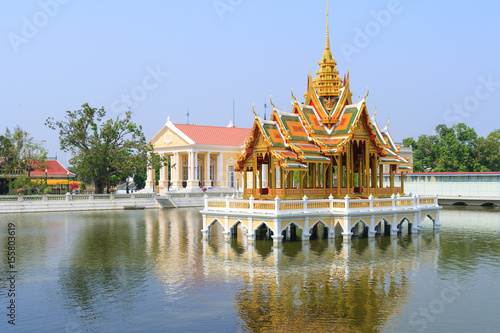 Bang Pa-In Royal Palace, the Summer Palace of formerly Thai kings as a summer dwelling.  Bang Pa-In district, Ayutthaya Province