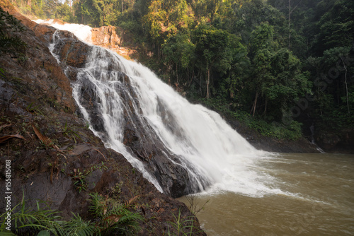 Takah Tinggi waterfall in Endau Rompin National Park  Malaysia.