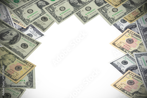 US money dollar for business finance and financial background 