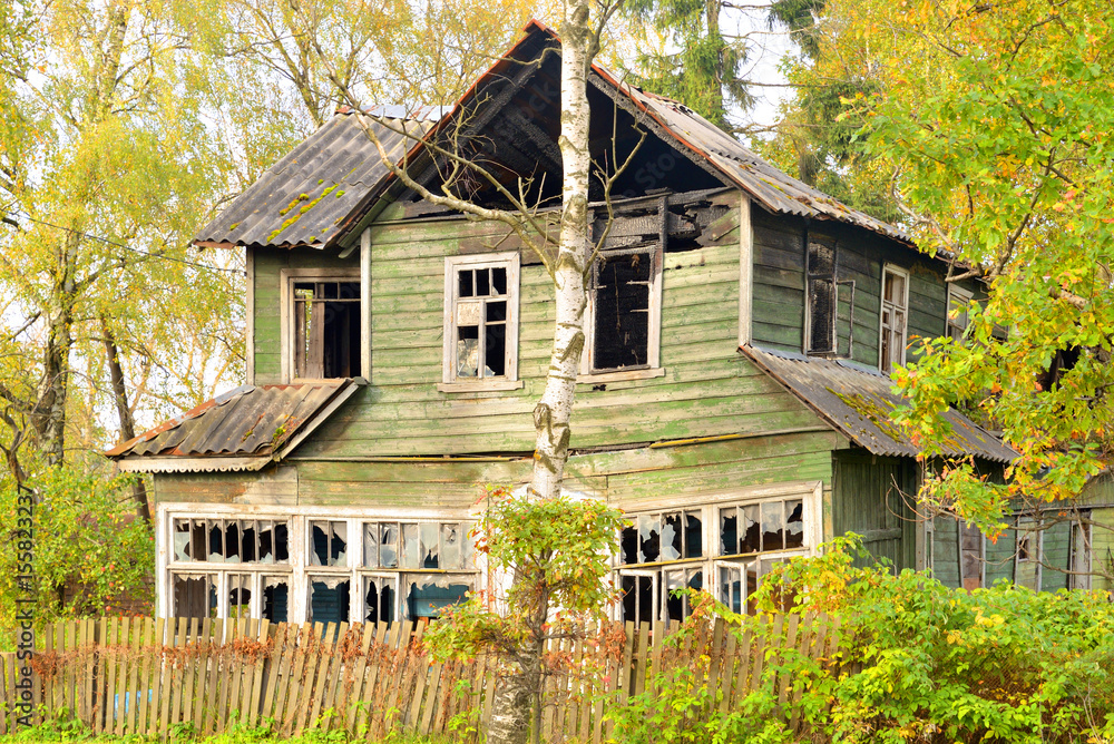 Old abandoned house.