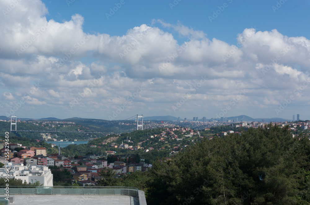 View of Yavuz Sultan Selim Bridge