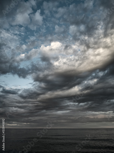 Clouds over Lake Huron.