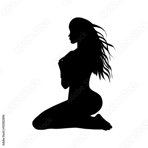 Female silhouette illustration