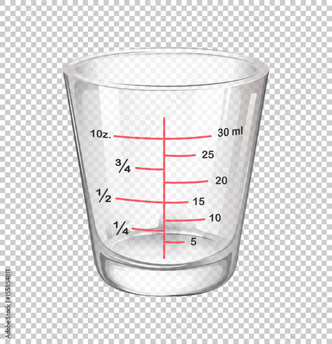 Measuring cup with scales