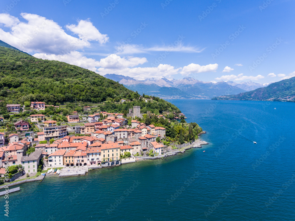 Village of Rezzonico - Como lake in Italy