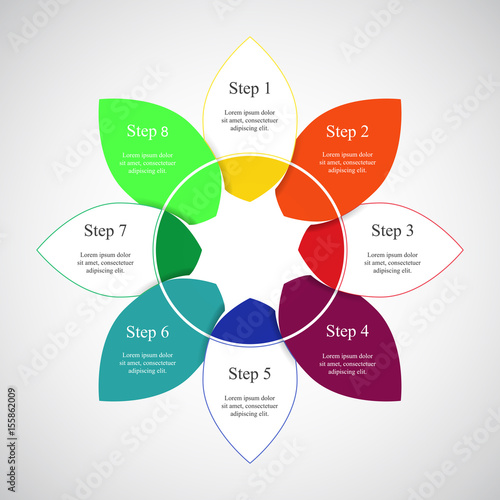 Vector business template for presentation.