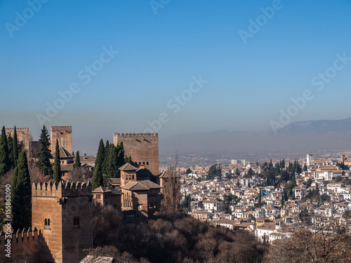 Alhambra and Albaycin district, Granada, Spain