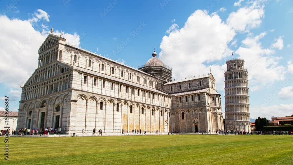Pisa landmark Cathedral, Italy timelpase Pisa landmark Cathedral, Italy timelpase