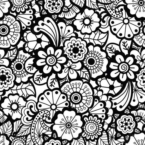 Paisley seamless pattern