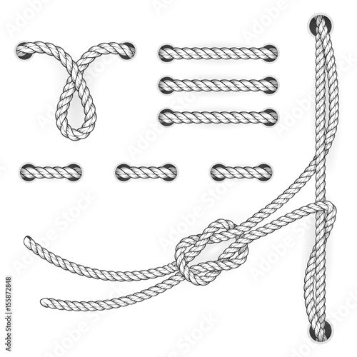 Attested document rope stitchs and loops - file filing suturing