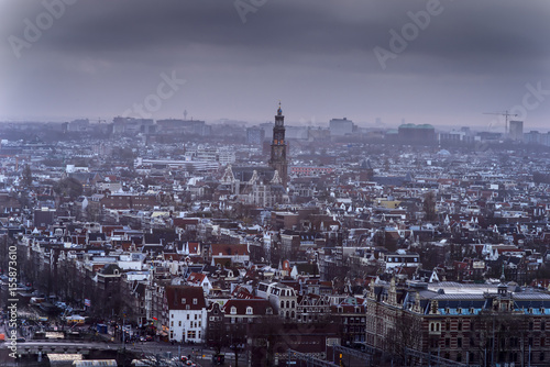 Panorama image of the Amsterdam