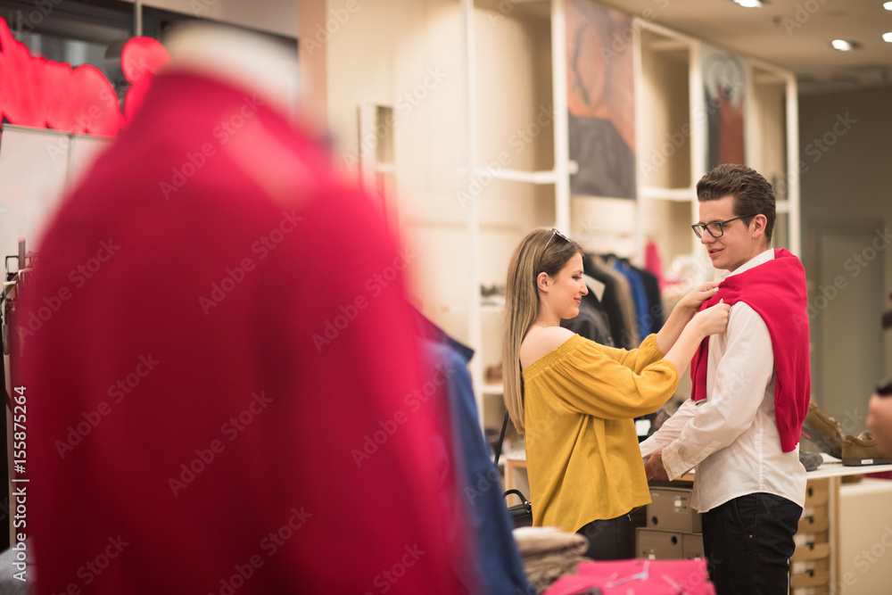 couple in Clothing Store couple in Clothing Store