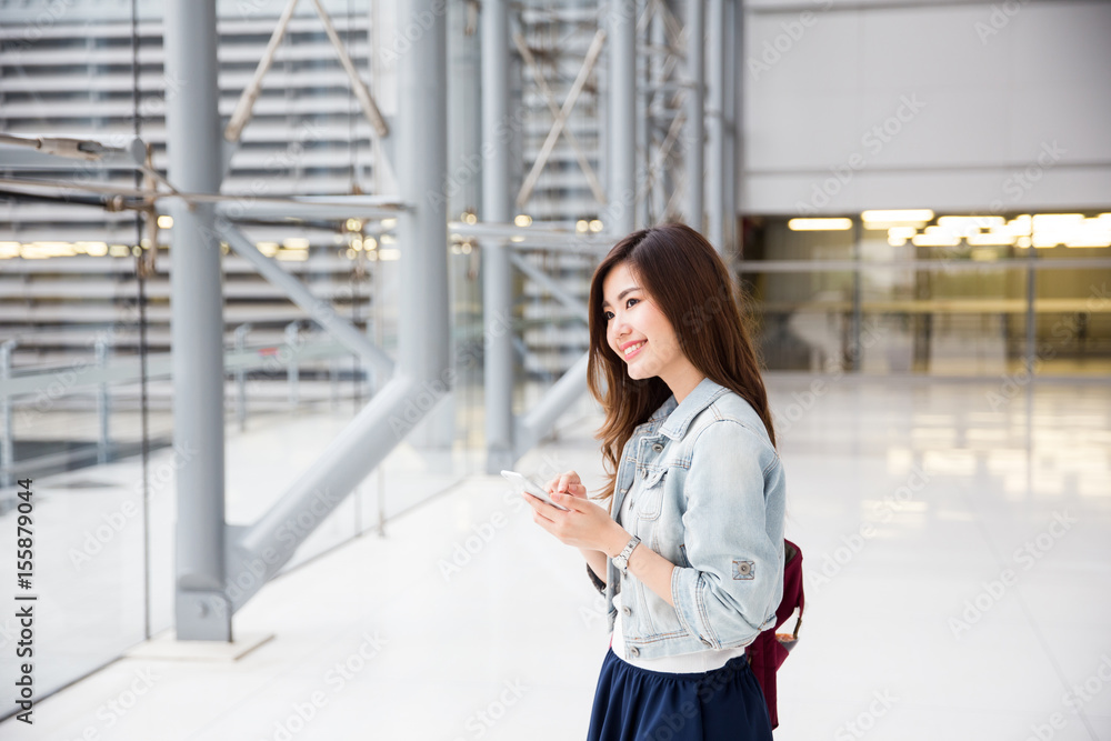 Young asian lady traveling Young asian lady traveling