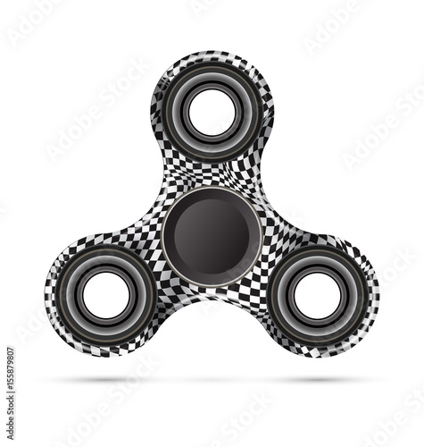 Spinner racing design vector illustration