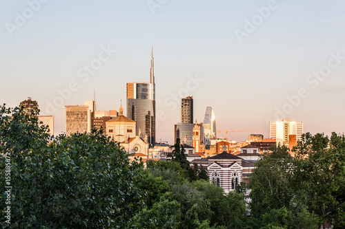 Milan skyline, Italy