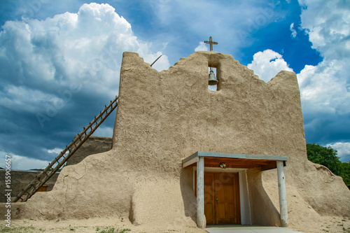 San Lorenzo de Picuris church in New Mexico photo