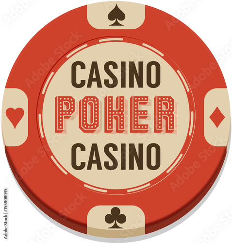 Poker retro chip