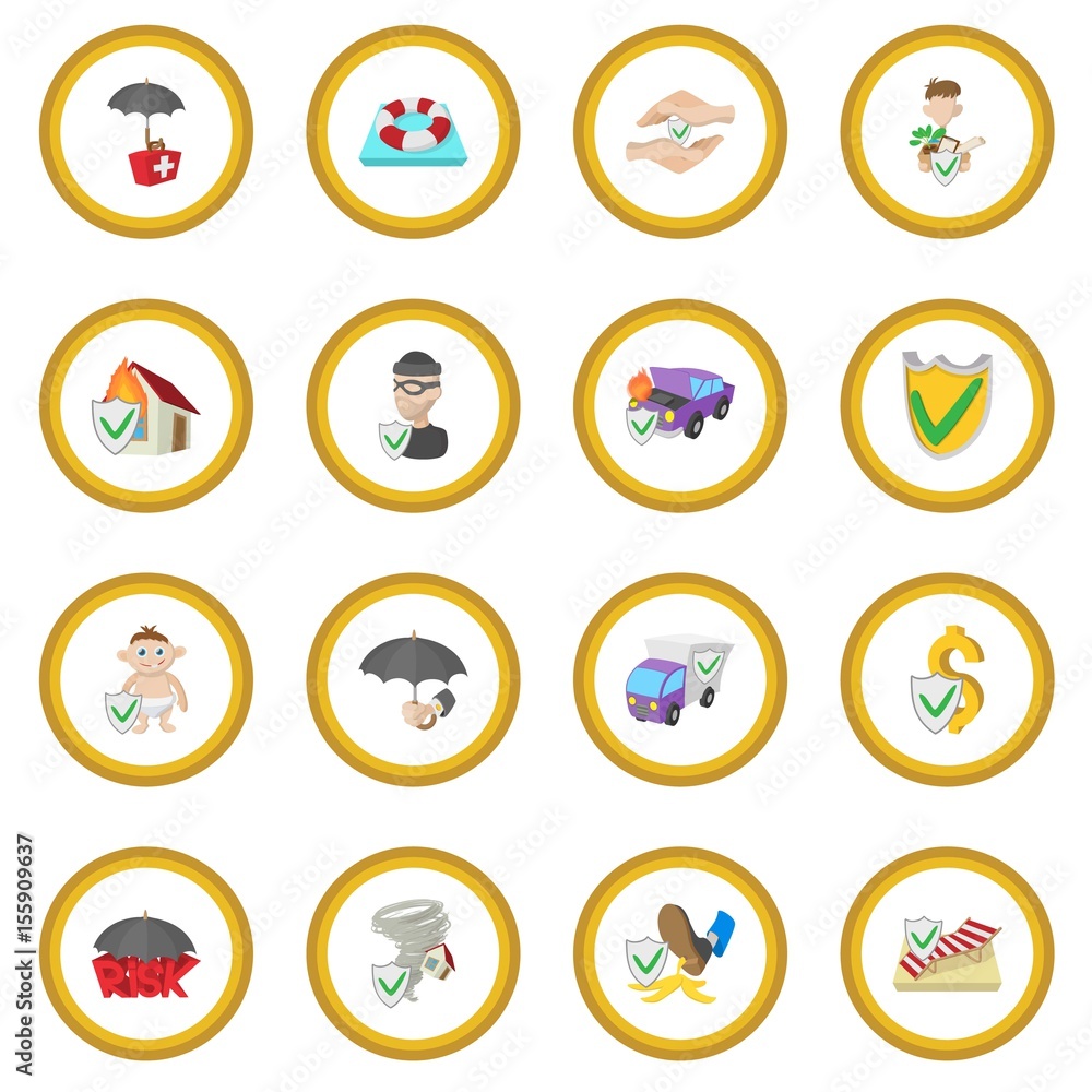 Insurance icon circle Insurance icon circle