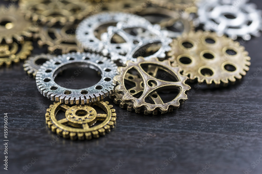 Obraz premium Assorted metal gears