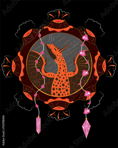 Volcanic dragon