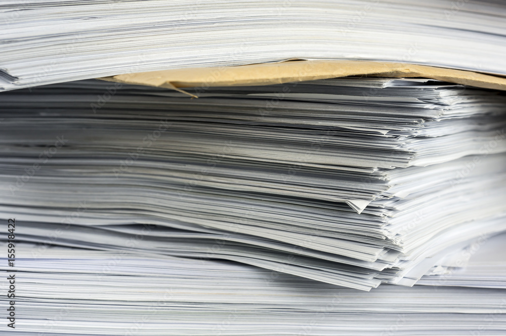 Stack of papers