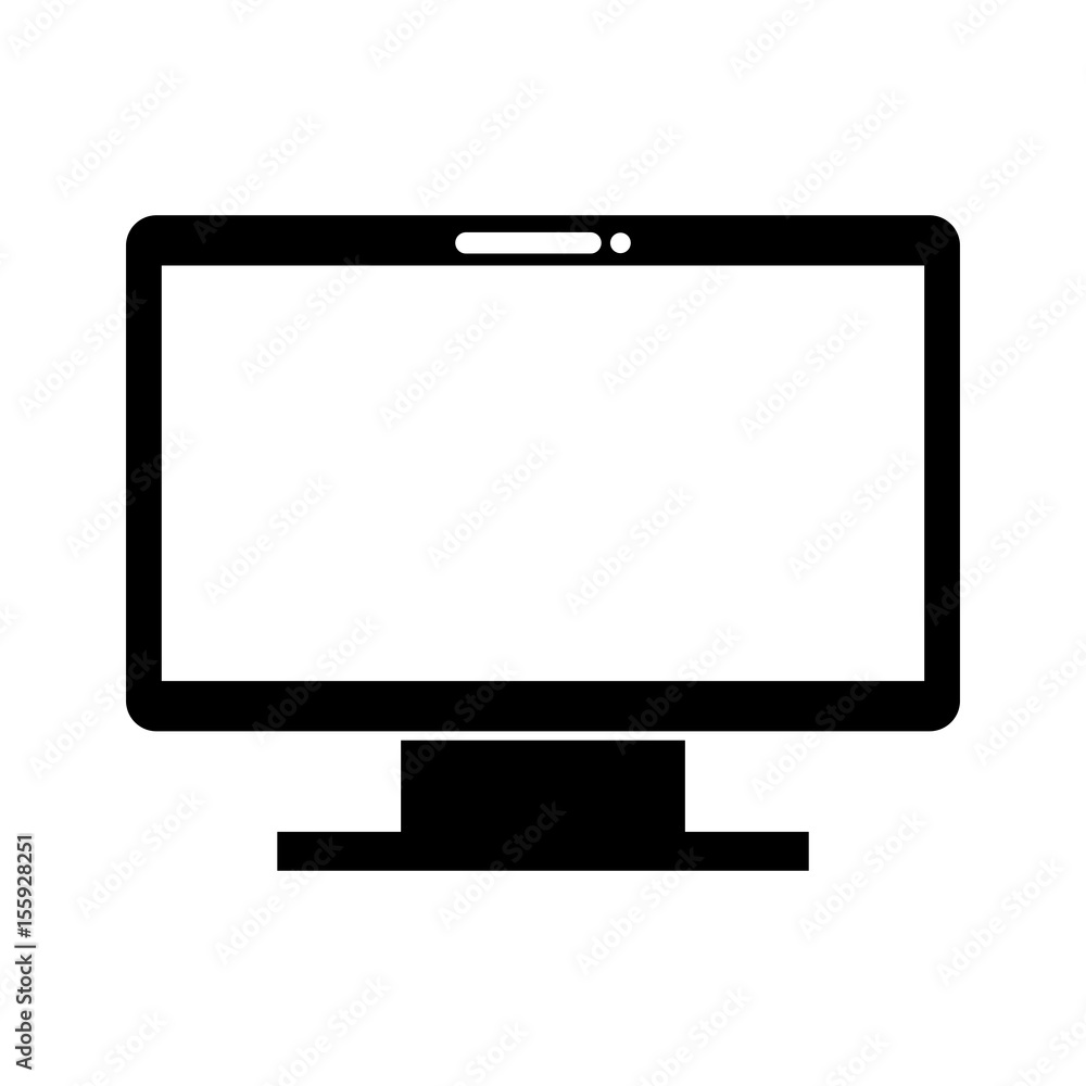 monitor computer isolated icon vector illustration design monitor computer isolated icon vector illustration design