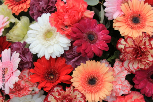 Colorful gerber bouquet