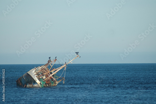 Shipwreck in the North Sea