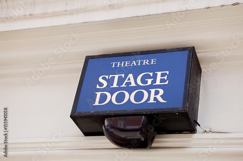 Photography Stage door of West End theatre, London