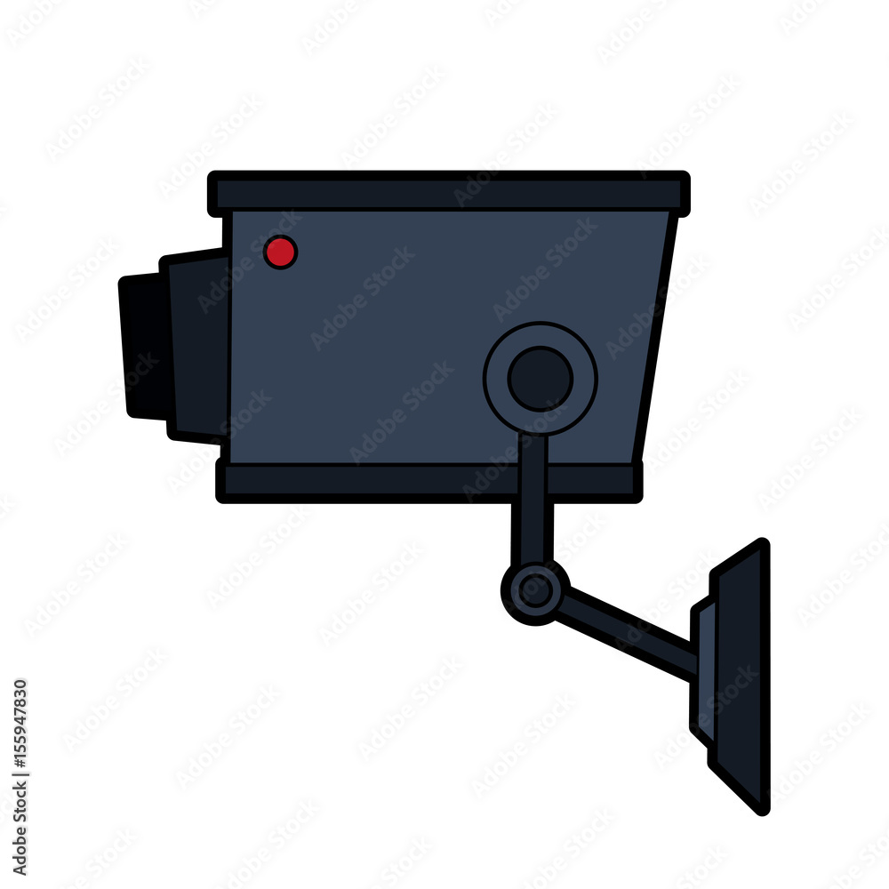 security or surveillance camera icon image vector illustration design 