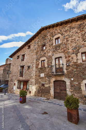 Fototapeta Naklejka Na Ścianę i Meble -  Pardines village in Giorna, Spain
