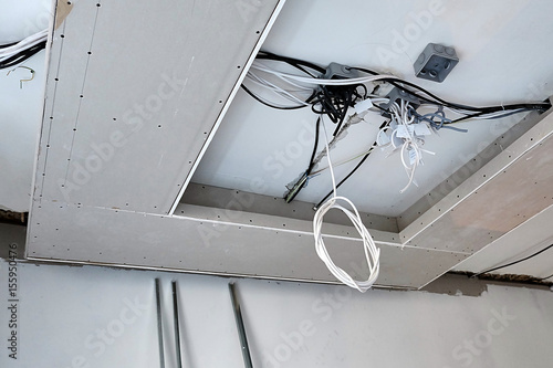 the ceiling of plasterboard photo