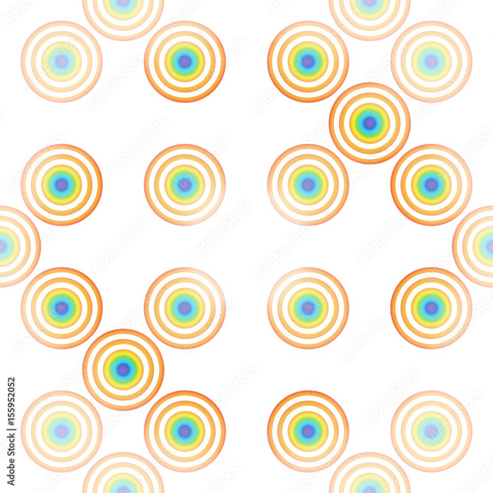 circles seamless pattern background design, made in vector