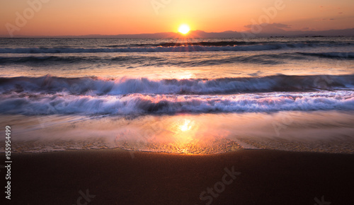 Mt.Fuji and Sunset in Hayama