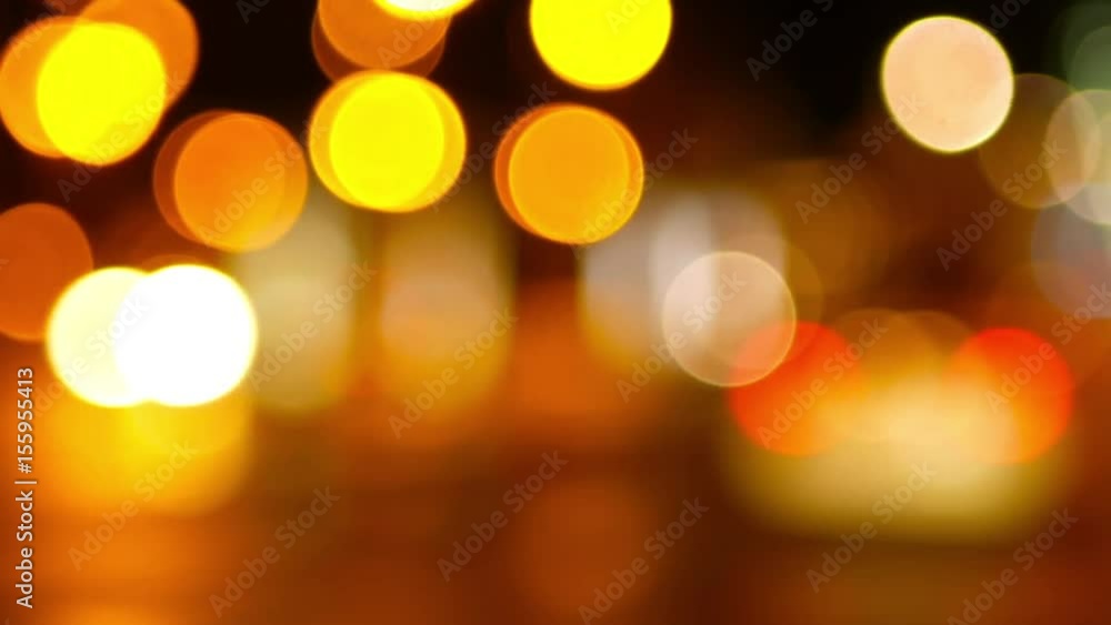 Blurry traffic lights as cars pass by Blurry traffic lights as cars pass by
