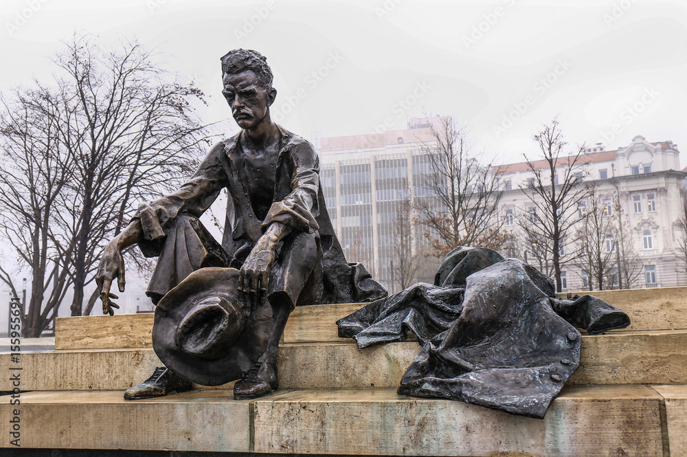 Fototapeta premium Budapest - a sculpture