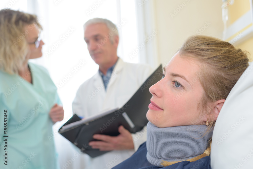 patient with neck injury patient with neck injury