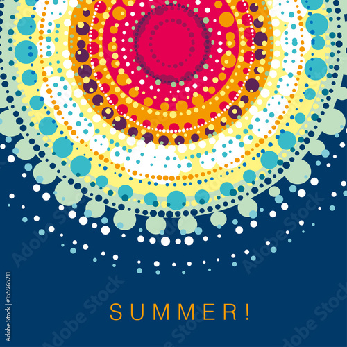 Concept abstract sun design...