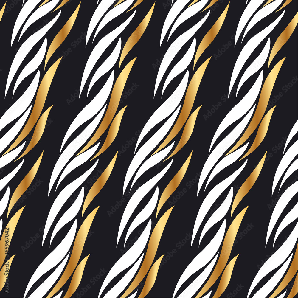 Obraz premium Tribal inspired wild african design. concept abstract seamless pattern vector illustration. repeatable motif for surface design, fabric, wrapping paper.